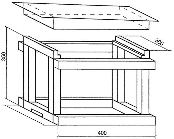  Drawing trap for bees