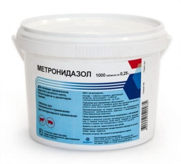  Metronidazolo in una lattina da 1000 compresse