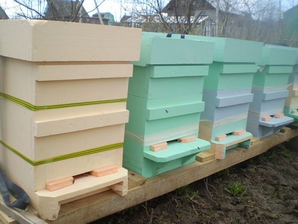  Bee hives from polyfoam
