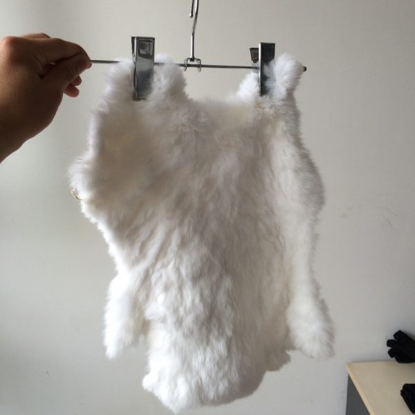 Treated rabbit skin