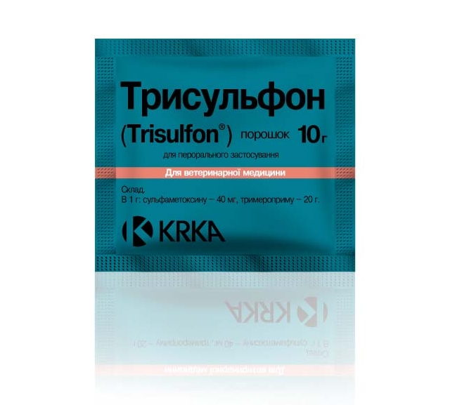  Preparation Trisulfon for the treatment of diseases in rabbits