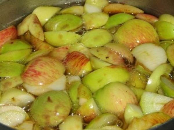  Blanching apples