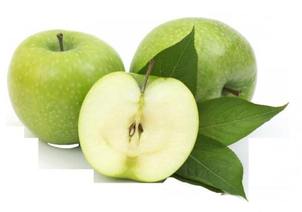  Semenko's apples have a light green shade with a lot of specks