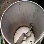  Metal grinder for apples