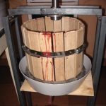  Apple stampa con cremagliera di legno