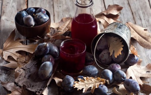  Prugne fresche raccolte in autunno