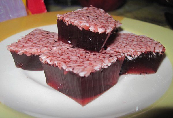  Caramelos de gelatina de mora