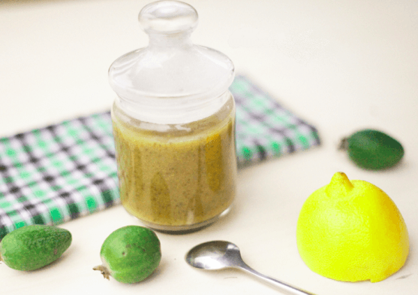  Feijoa can be cooked with lemon or nuts