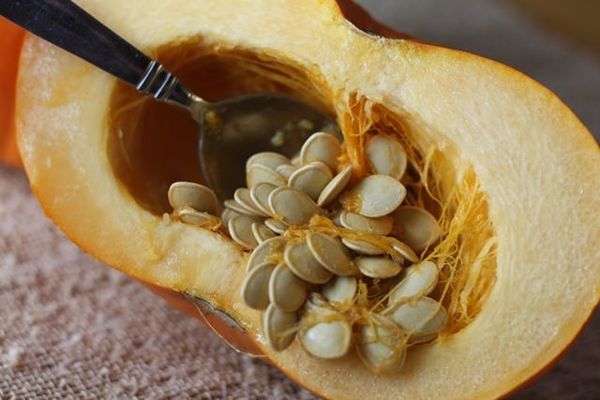  After collecting the seeds, you can rinse and leave some pulp for distinctness.