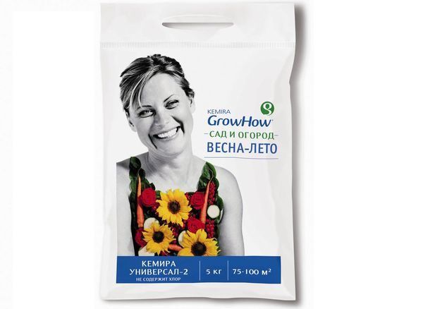  O Kemira Universal-2 é usado como uma alimentação complexa.
