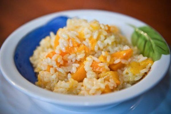  Porridge di riso con zucca