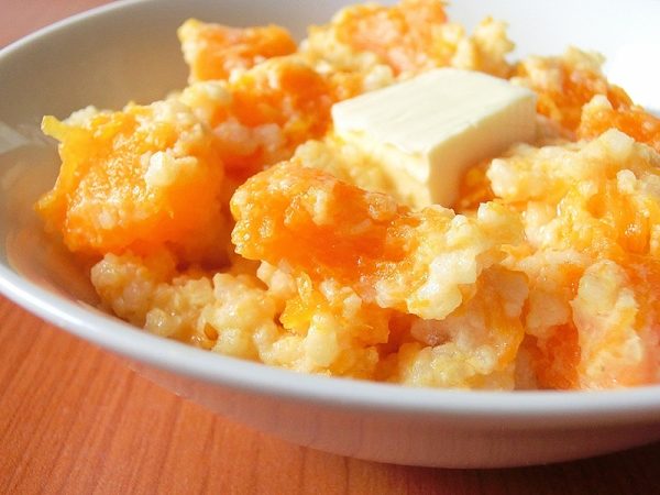  Porridge di miglio con zucca