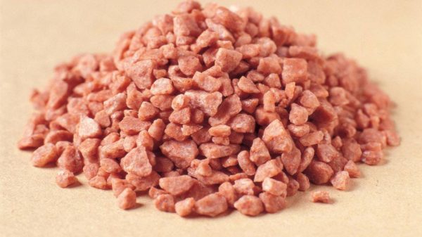  Cloruro di potassio vicino in granuli