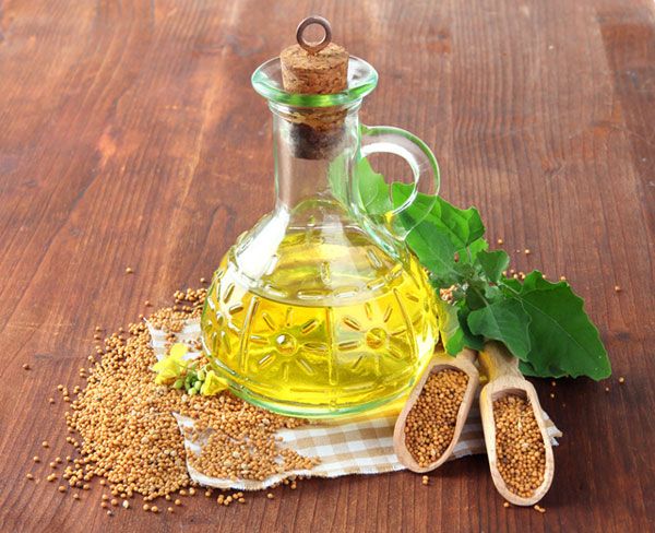  L'olio di senape ha effetti anti-infiammatori.