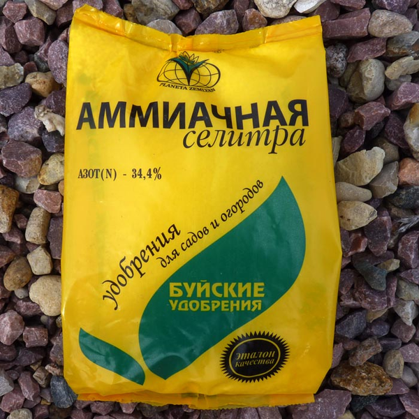 Ammonium nitrate - the most acceptable nitrogen-containing fertilizer