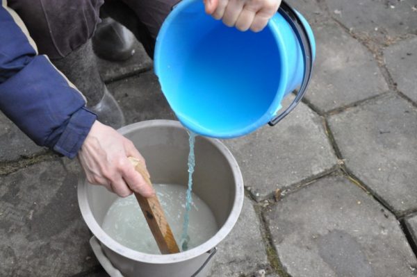  Dilution of the solution of copper sulphate